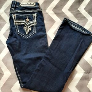 Rock revival jeans Janelle Boot dark wash 28